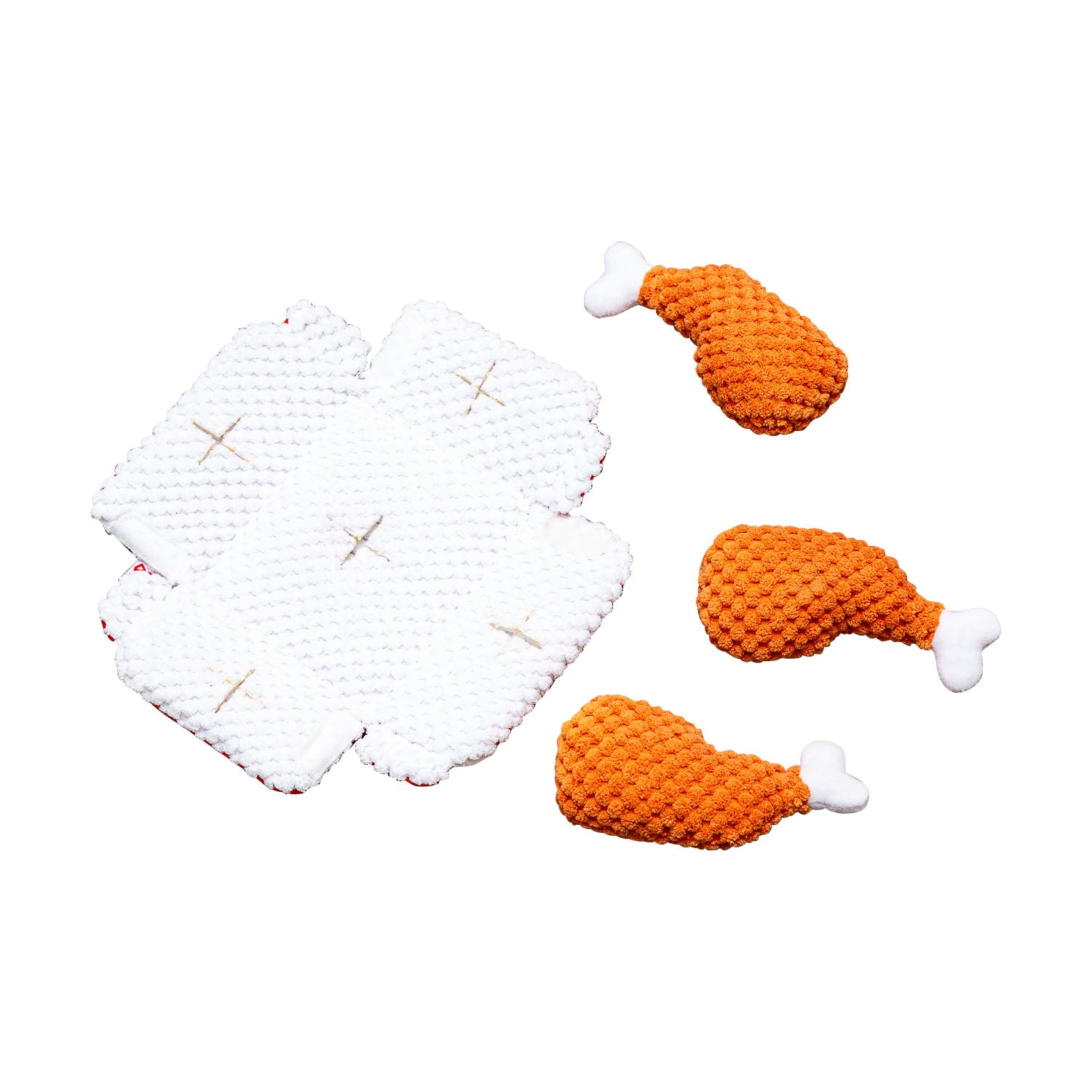 PAWTY FRIED CHICKEN INTERACTIVE SNUFFLE MAT DOG TOY-image-1