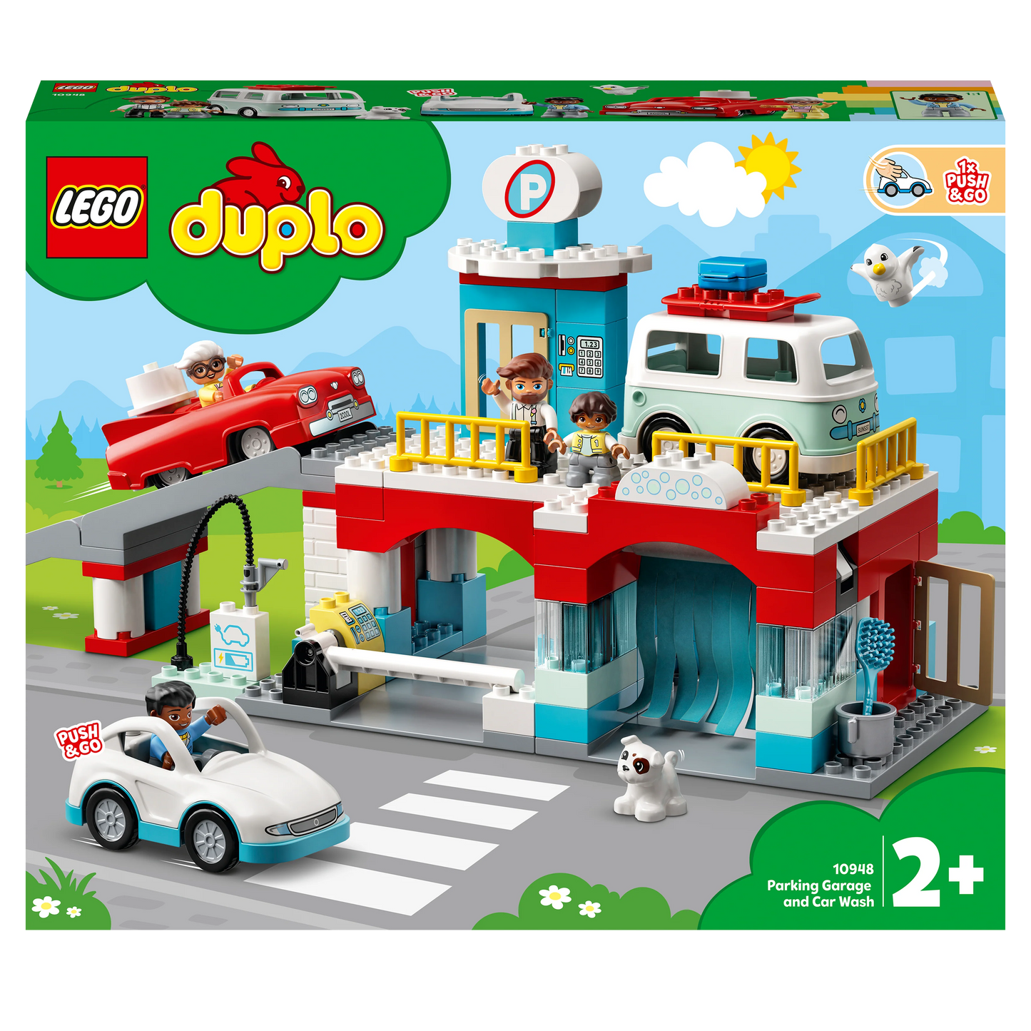 Klein Brandweerman Farmacologie Parking garage and car wash - LEGO Duplo – Brugs Brickhouse