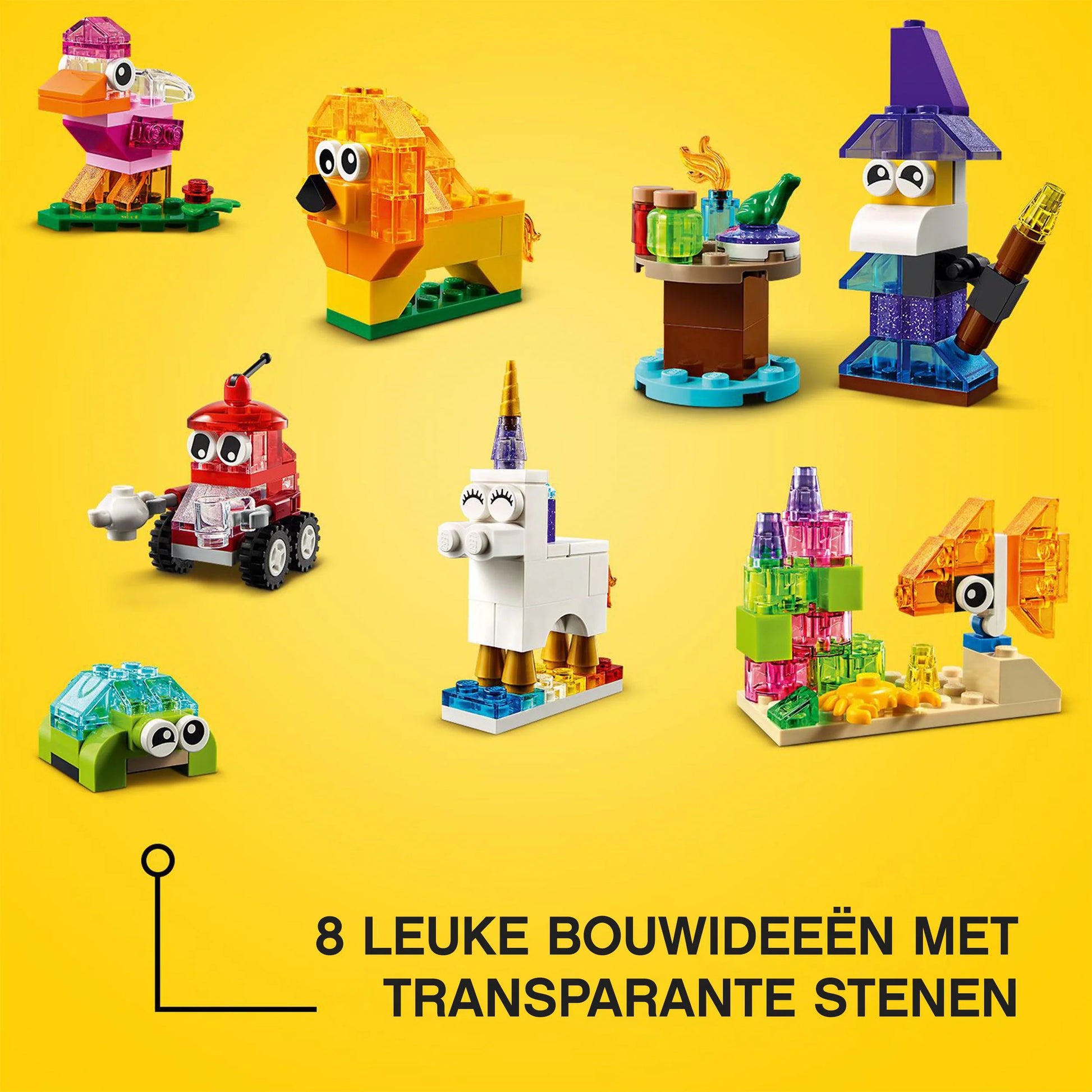 tij zonne leer Creative Transparent Bricks - LEGO Classic – Brugs Brickhouse