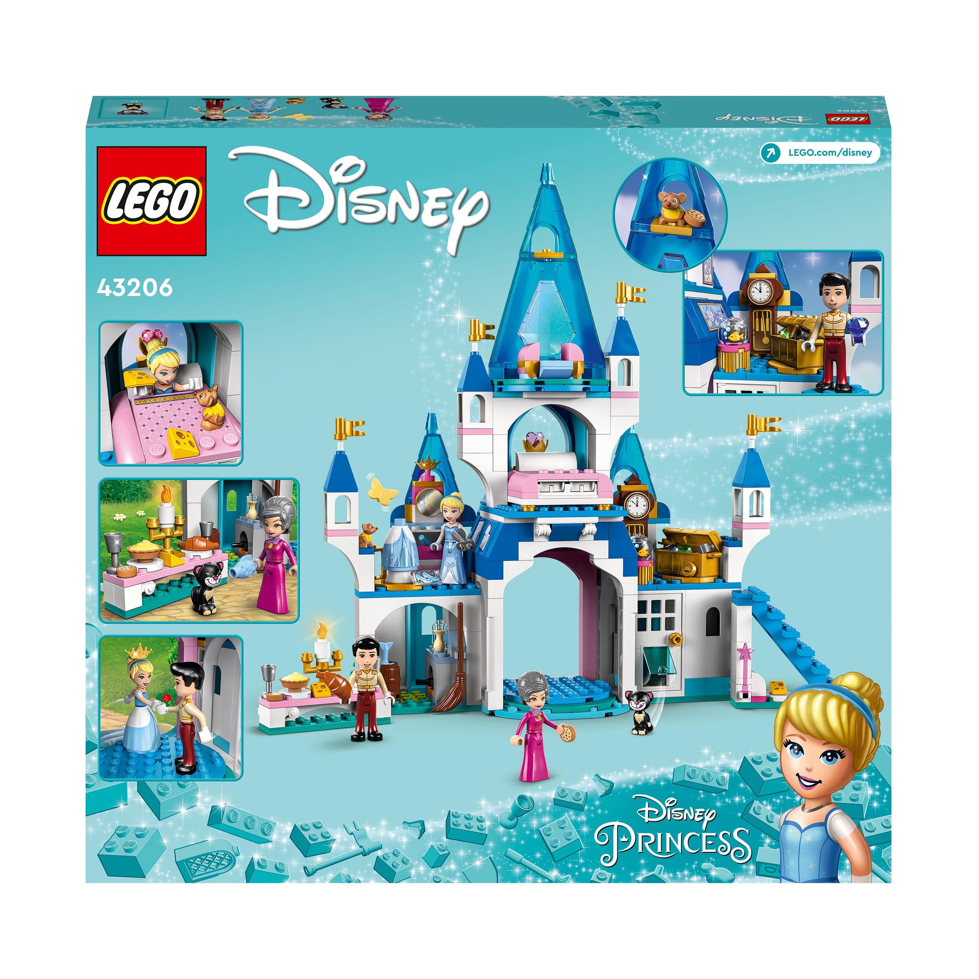 Malawi Barmhartig scheuren Cinderella's castle and the handsome prince - LEGO Disney – Brugs Brickhouse