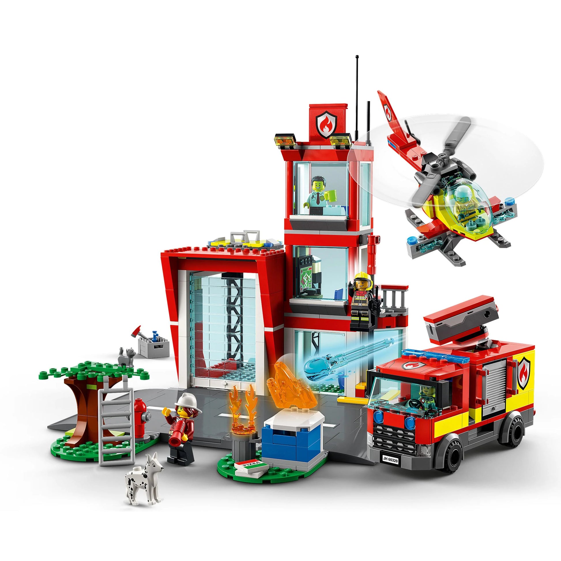 Mantel kaart zegevierend Fire Station-LEGO City – Brugs Brickhouse