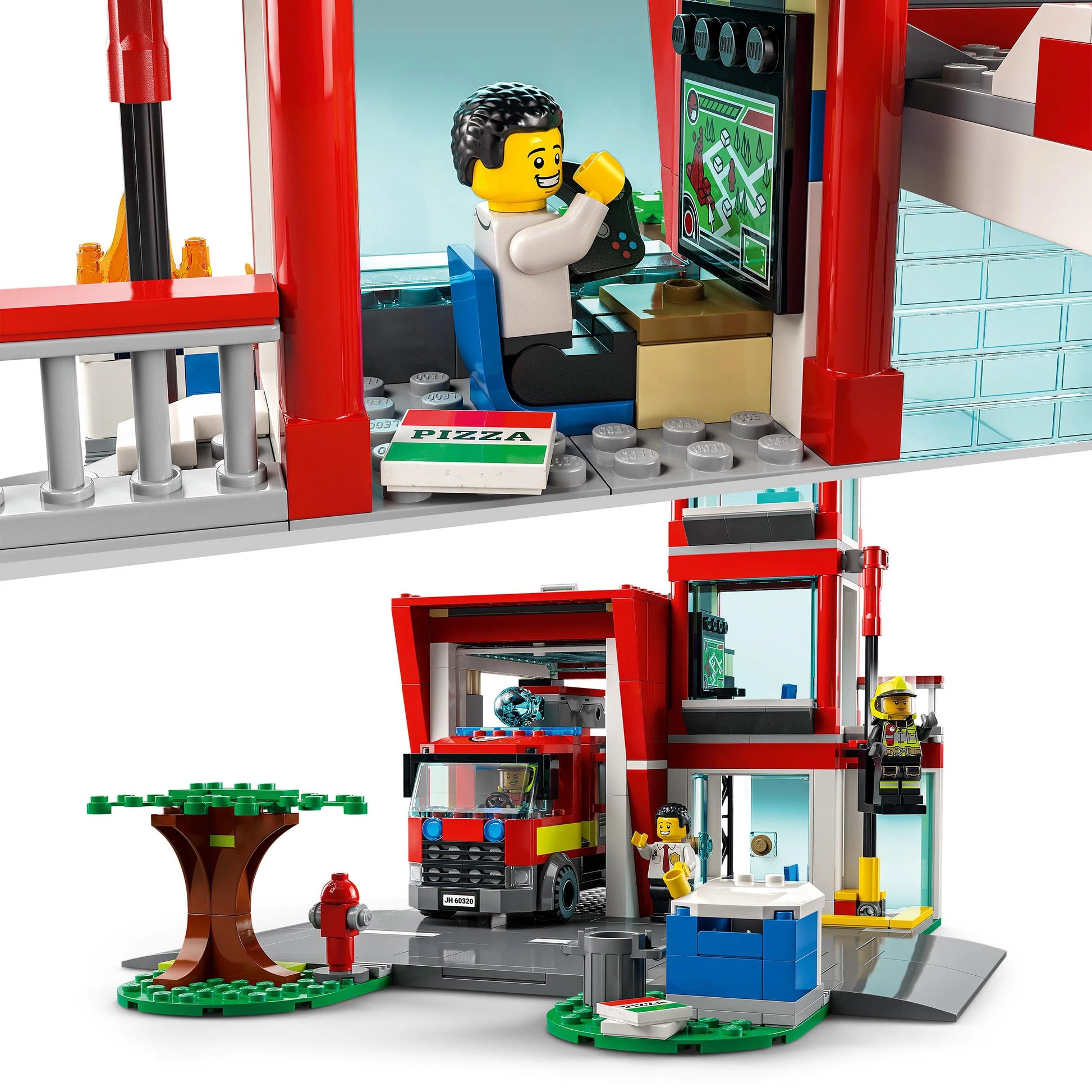 Mantel kaart zegevierend Fire Station-LEGO City – Brugs Brickhouse