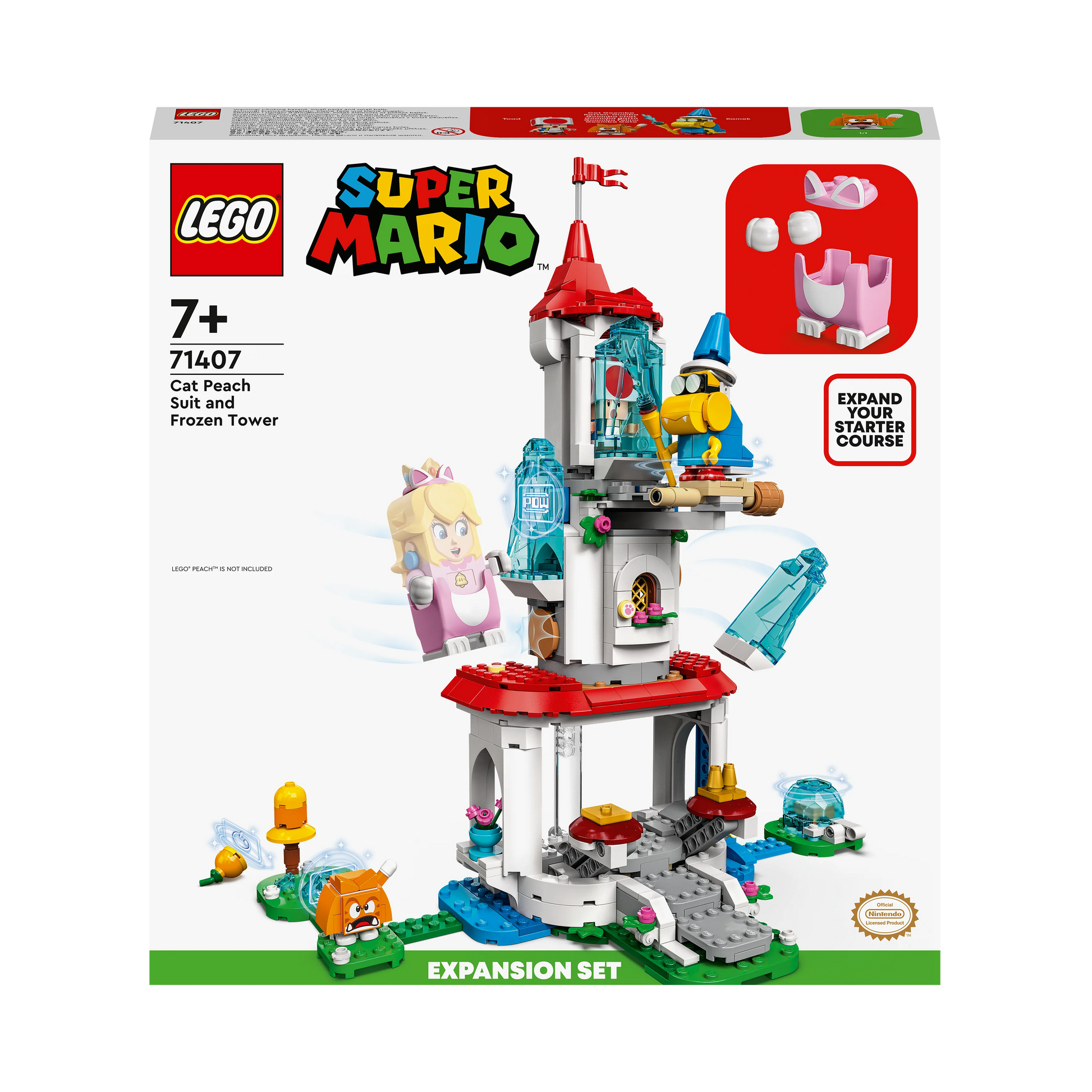 Egypte einde behang Expansion Set: Cat Peach equipment and Ice Tower LEGO Super Mario – Brugs  Brickhouse
