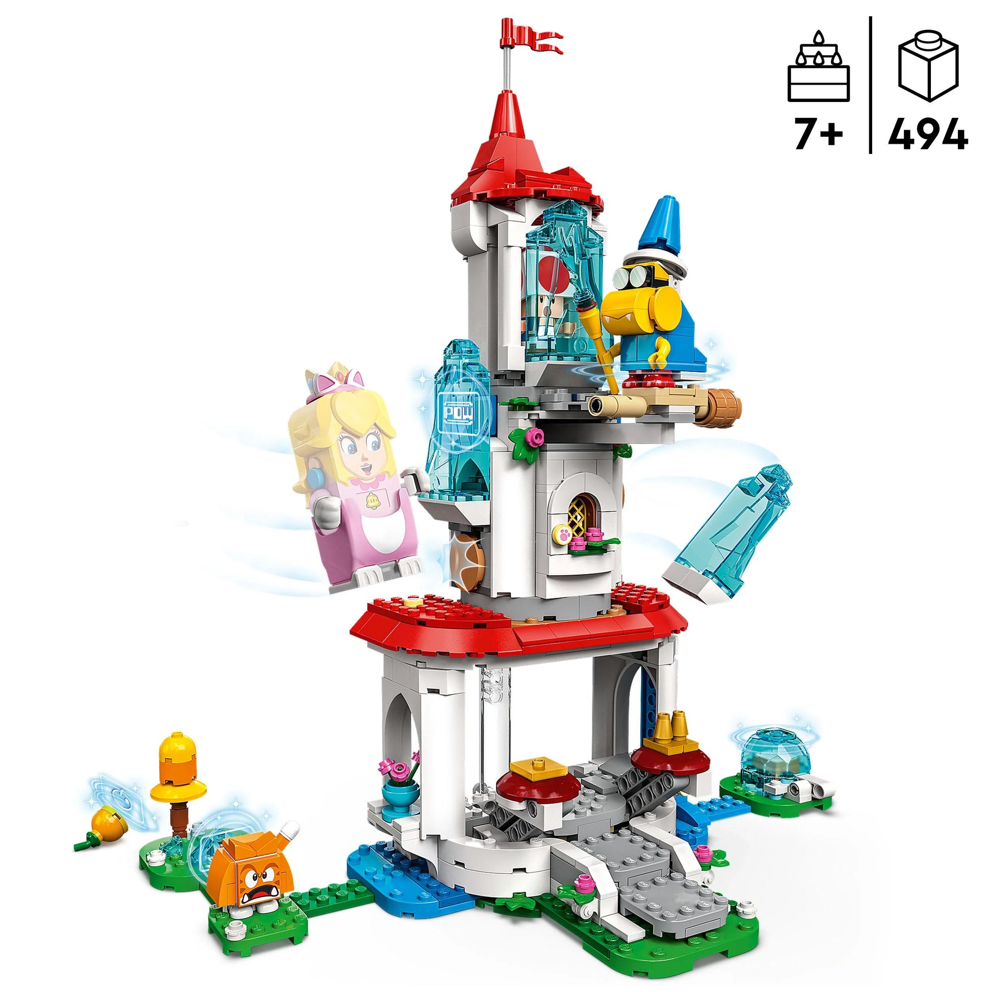 Uitbeelding schotel atmosfeer Expansion Set: Cat Peach equipment and Ice Tower LEGO Super Mario – Brugs  Brickhouse