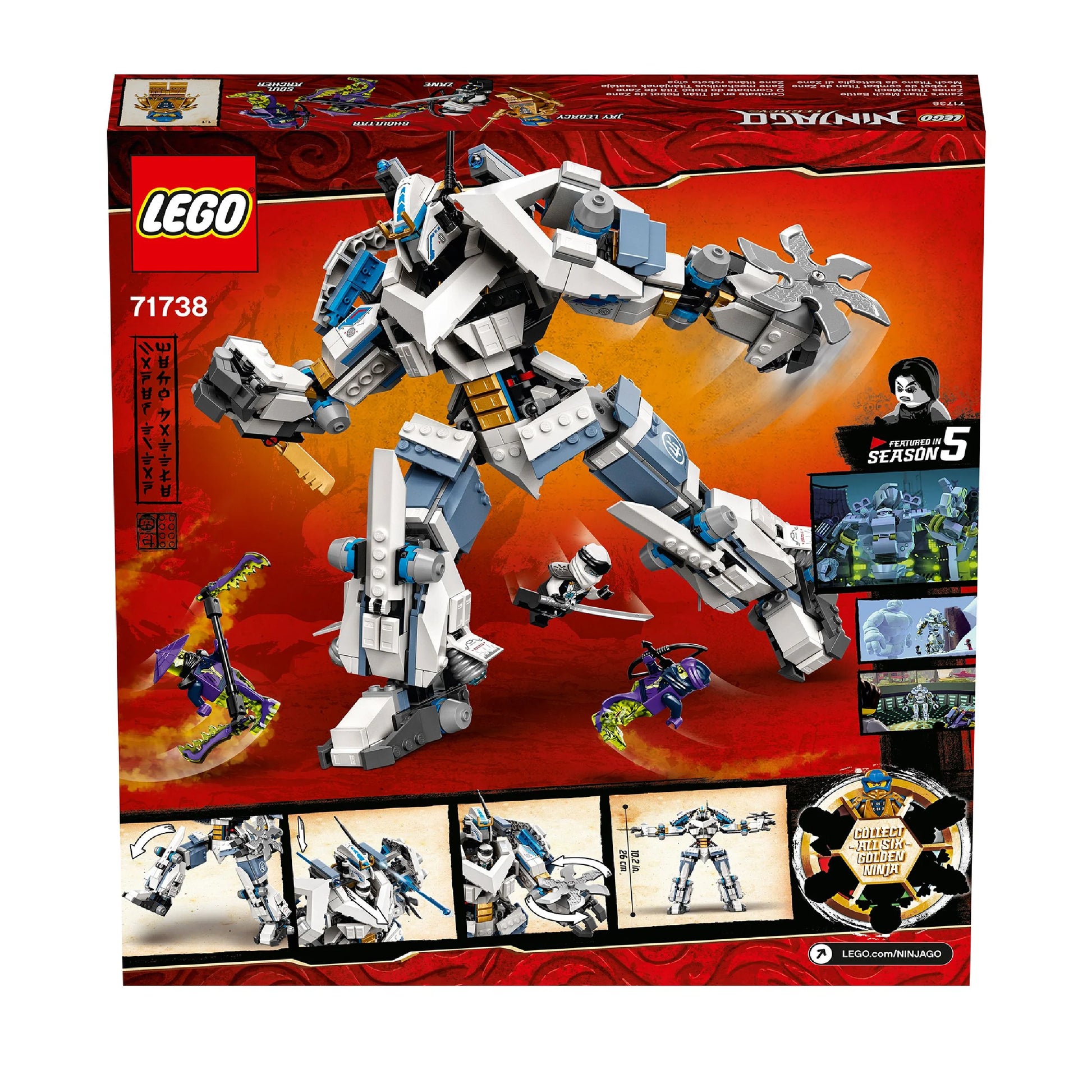 mixer Keuze In het algemeen Zane's Titanium Mecha Duel - LEGO Ninjago – Brugs Brickhouse
