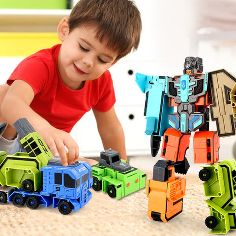 Super Transformers - Números, Veículos e o Super Robô
