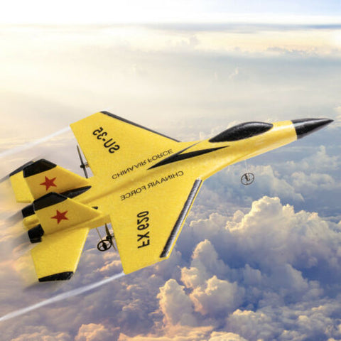 Avião de Controle Remoto - Caça FX SU-35™ + 2 Brindes Exclusivos – Inove Bem