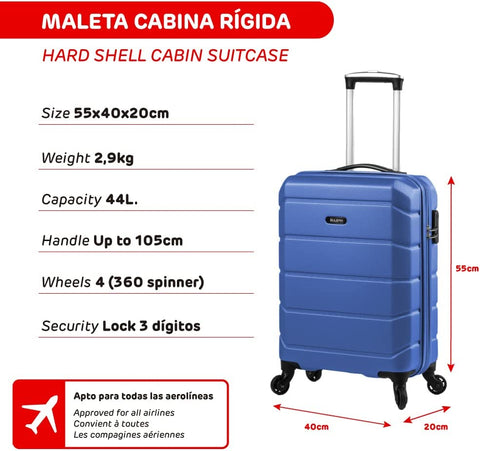 Maletas De Viaje - Maleta Cabina 55X40x20 - Maletas De Viaje