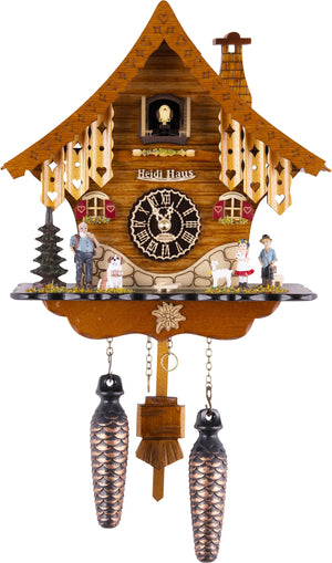 KU471QM - Quartz Musical Heidi Haus Chalet - Frankenmuth Clock & German Gift Co.