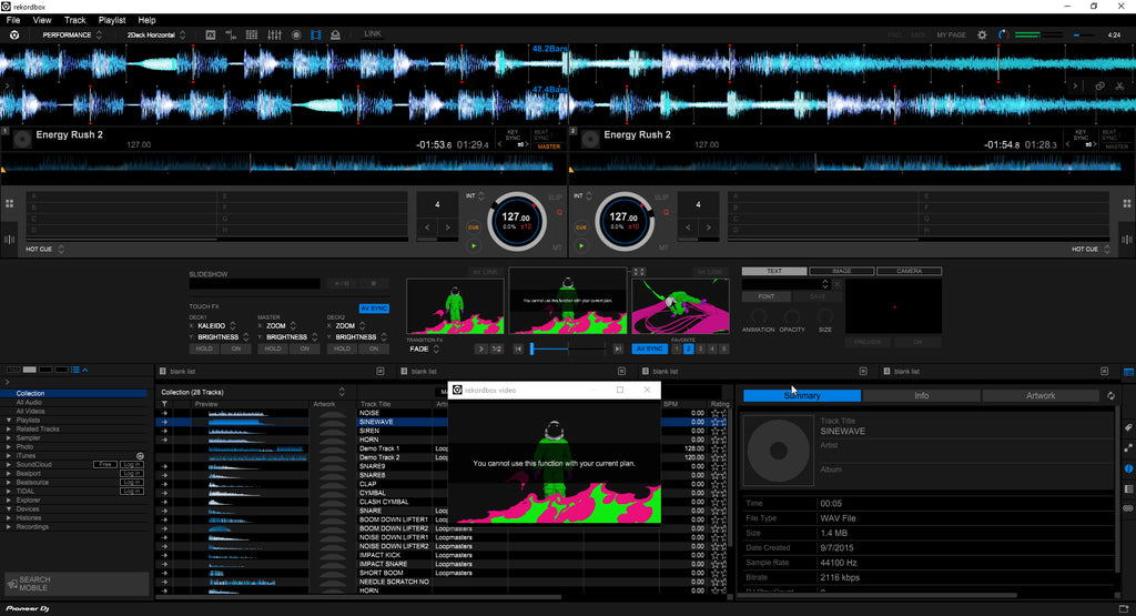Pioneer's DJ software: Rekordbox