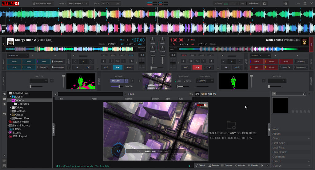 VirtualDJ Video Mixer