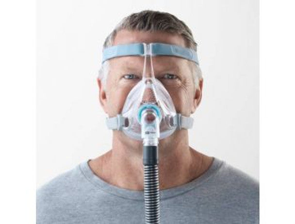 man wearing CPAP mask