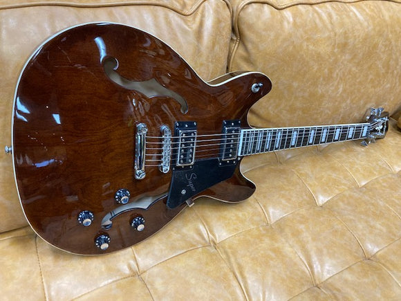 hondo semi hollow guitar