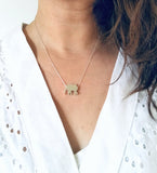 Elephant Silhouette Necklace