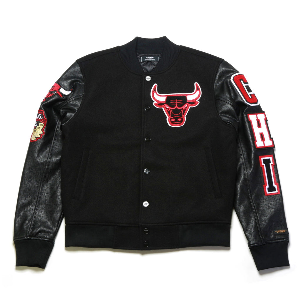 red and black chicago bulls jacket