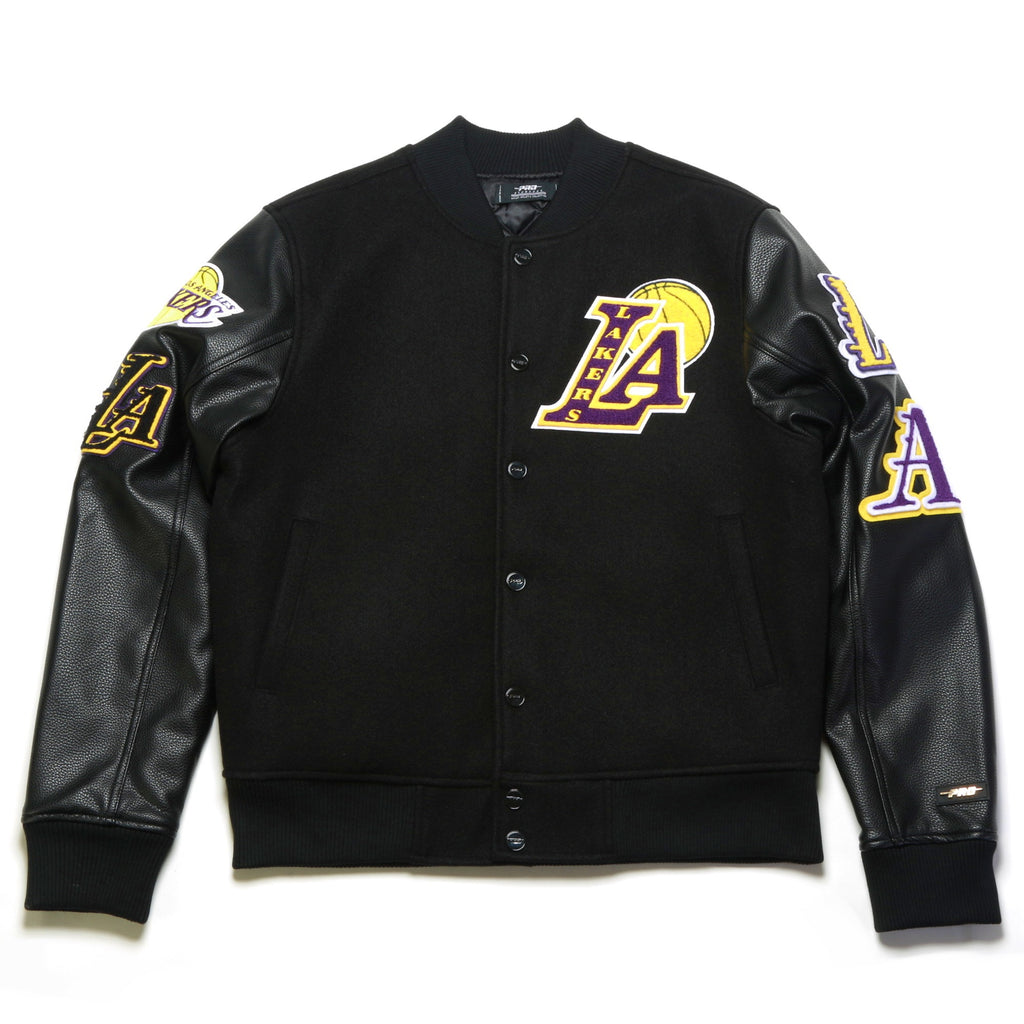 lakers varsity jacket mens