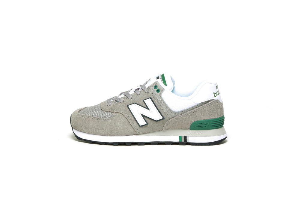 new balance 574 marblehead with team forest green