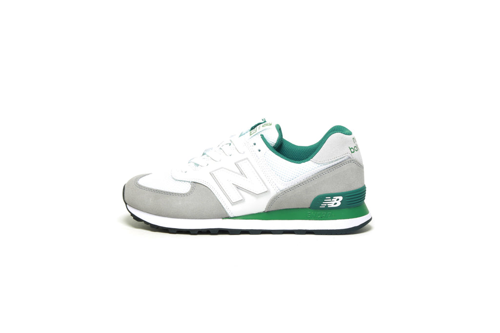 new balance 574 marblehead with team forest green