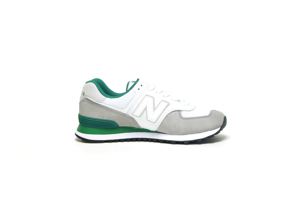 new balance 574 marblehead with team forest green