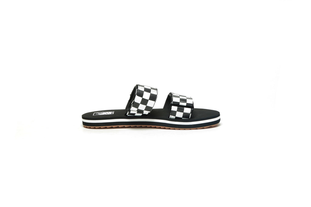 vans cayucas slide black marshmallow