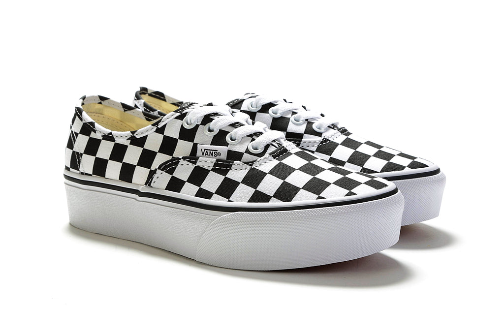 checkered platform