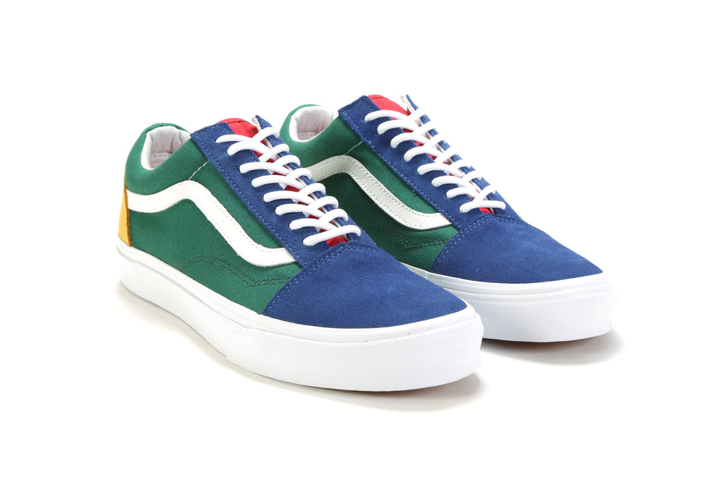 green red blue yellow vans