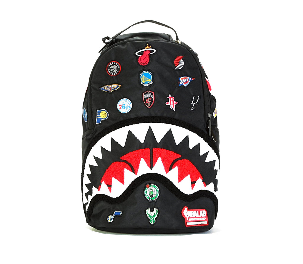 sprayground nba lab shark backpack