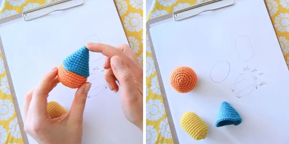 crochet basic amigurumi shapes