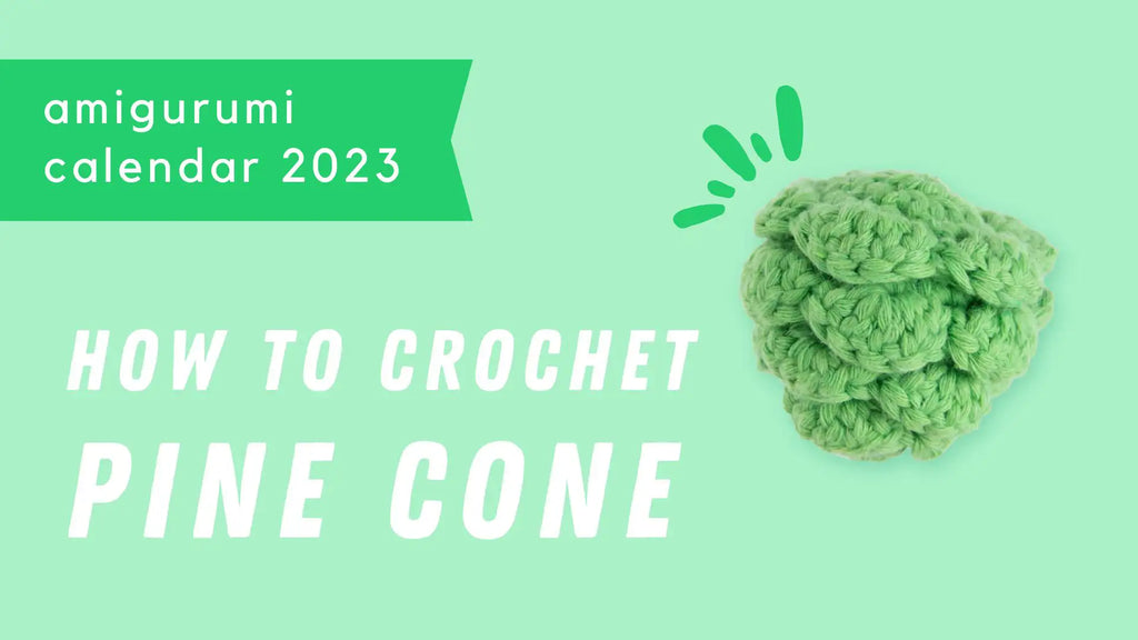 crochet pine cone pattern