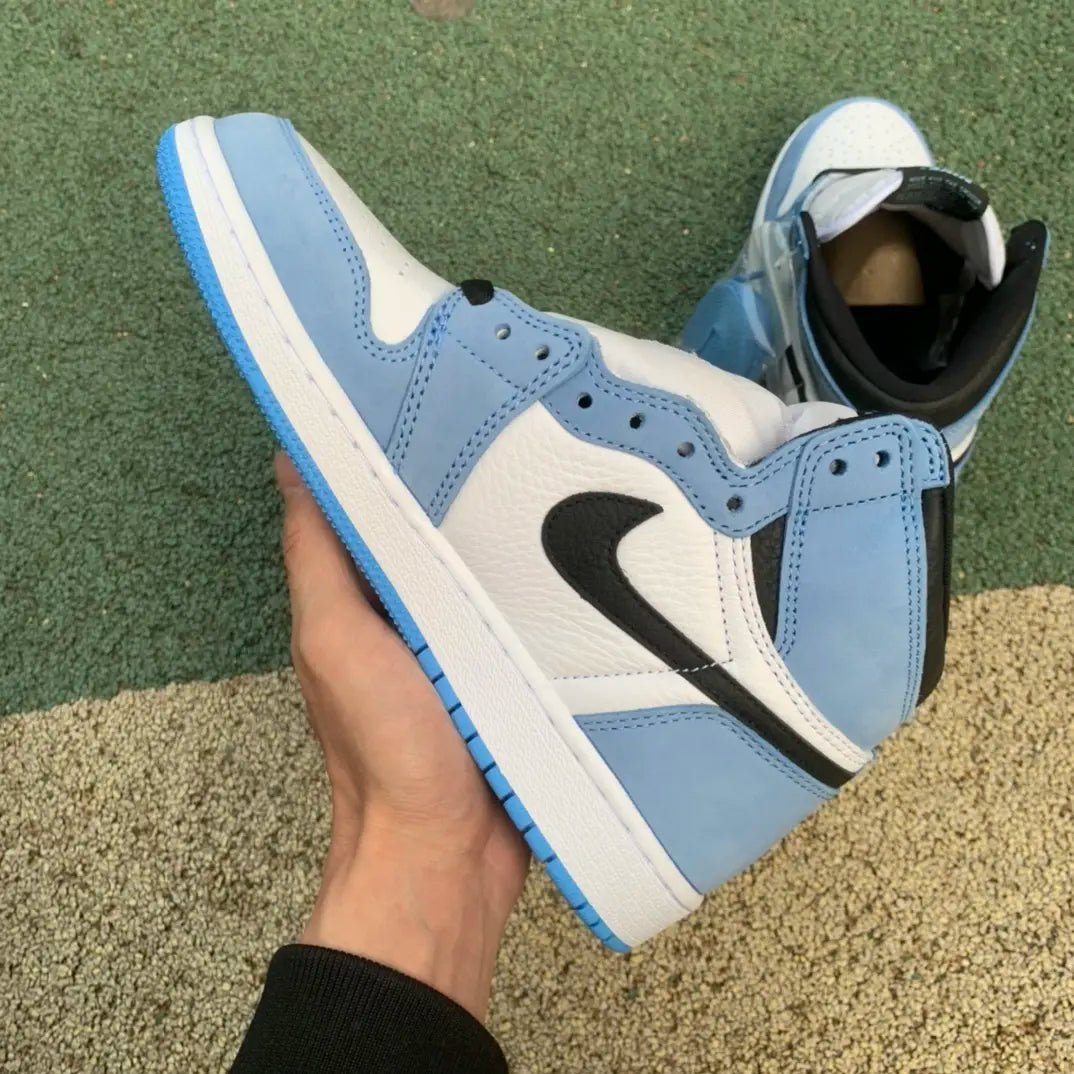 blue aesthetic jordans