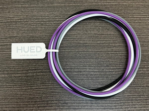 Asexual Pride Flag Bracelets - Hued Bracelets
