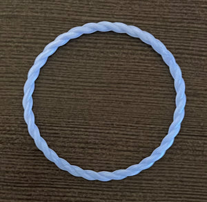 Baby Blue Pearl Twist Bracelet - Hued Bracelets