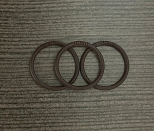 Dark Chocolate Rings - Hued Bracelets