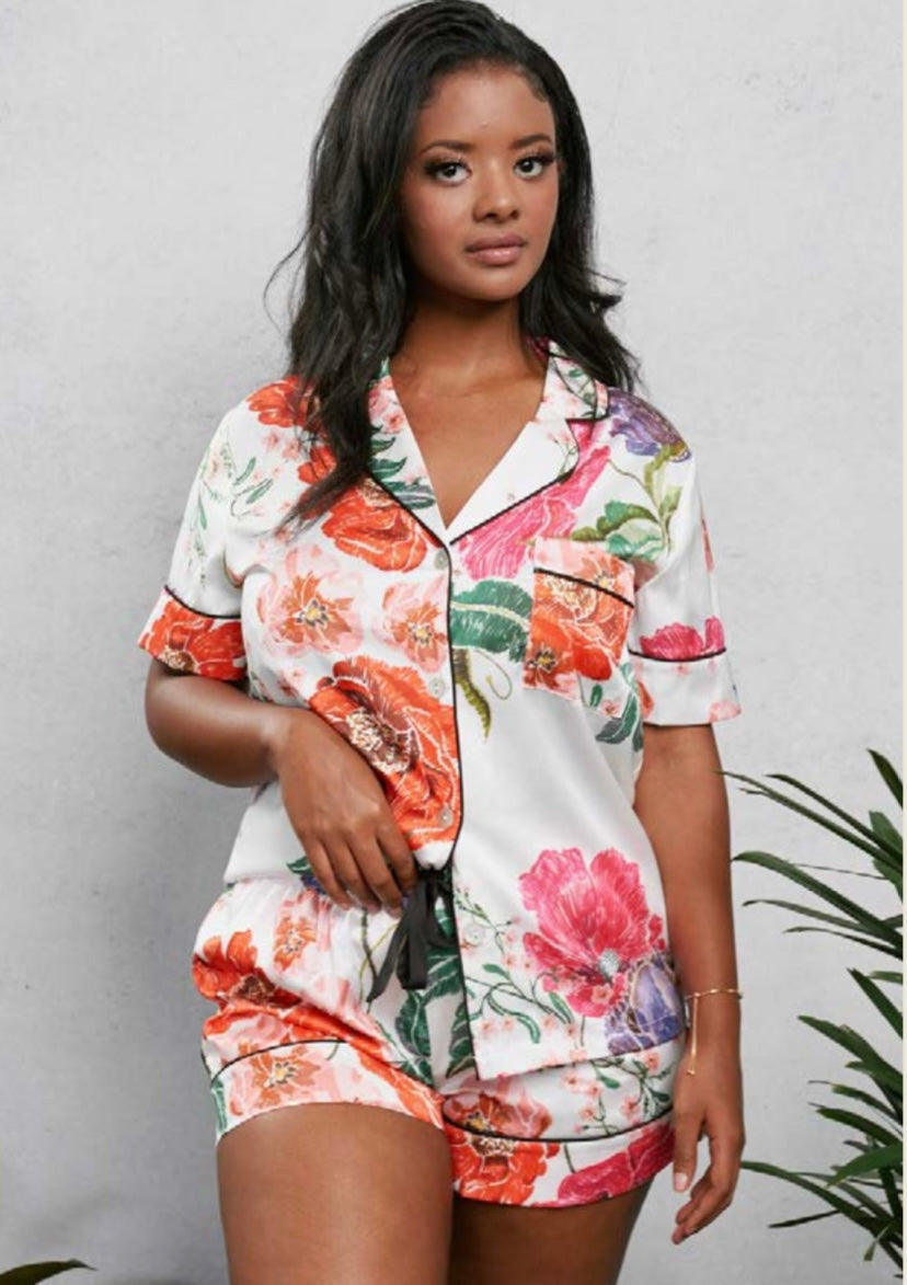 Mod floral PJ set