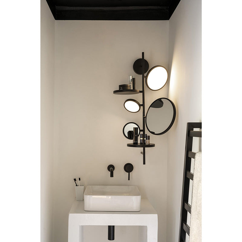 DCWéditions Tell Me Stories Airy Bathroom application with lighting, shelves and mirrors