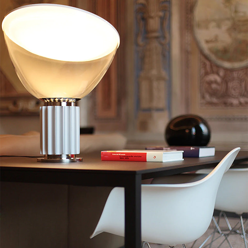Flos Taccia table lamp with refined details