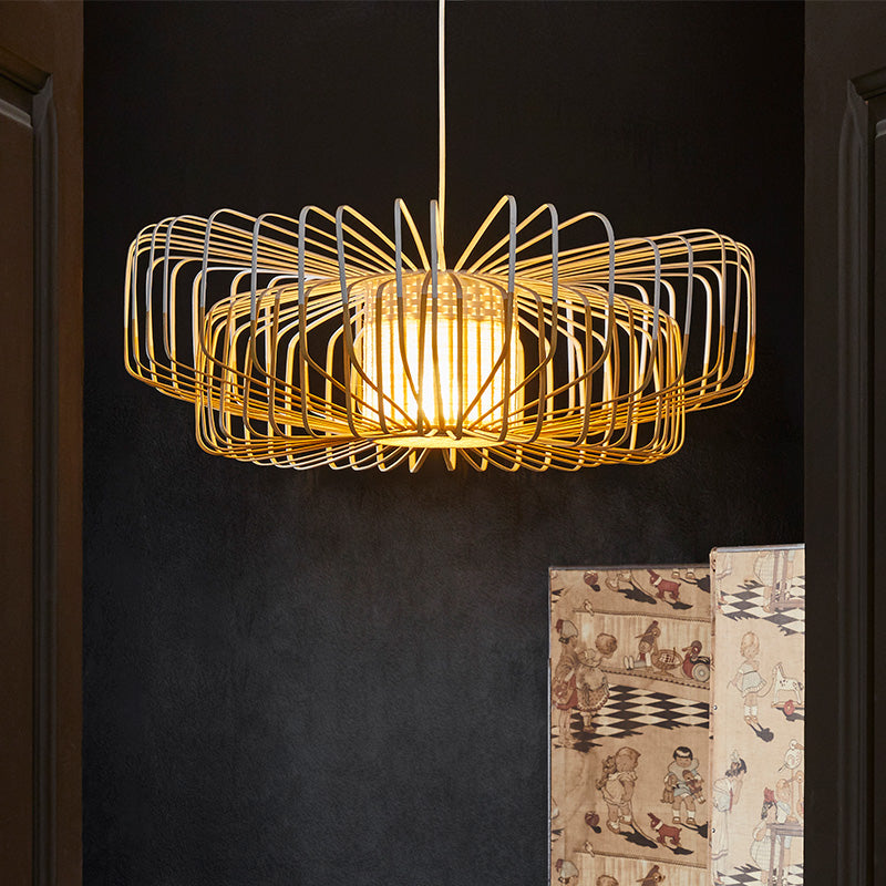 Forestier Bamboo Pendant Up & Down XXL pendant quircky bamboe design