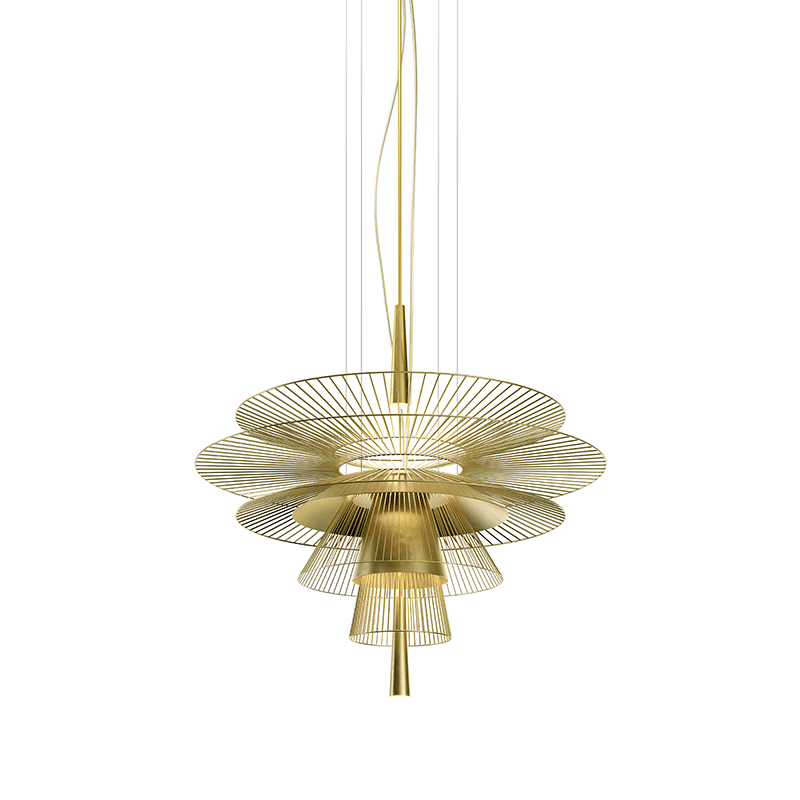 Forestier Gravity pendant 3 models in gold or black