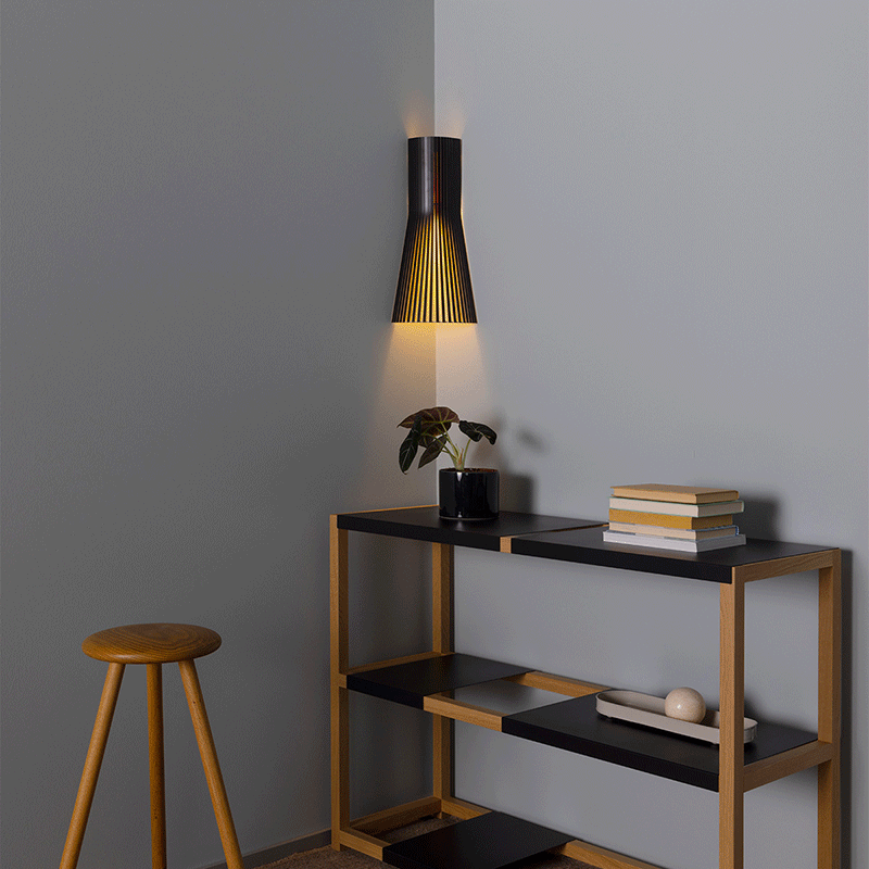 Secto Design 4237 corner lamp for uplight or downlight