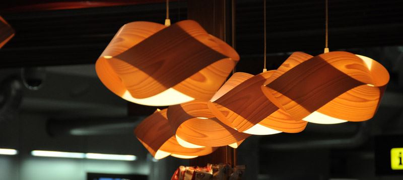 LZF Nut wood suspension design lighting