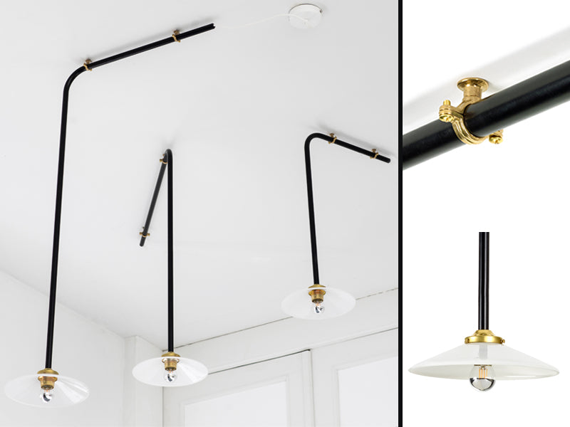 Valerie Objects Ceiling lamps Muller Van Severen details give industrial touch