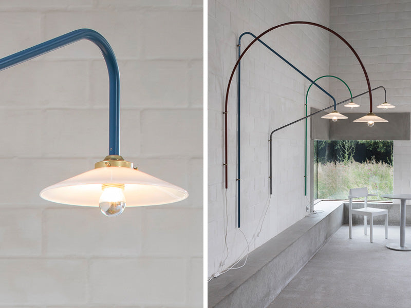 Valerie Objects Muller van Severen Hanging Lamp minimalistic shape, graphic effect
