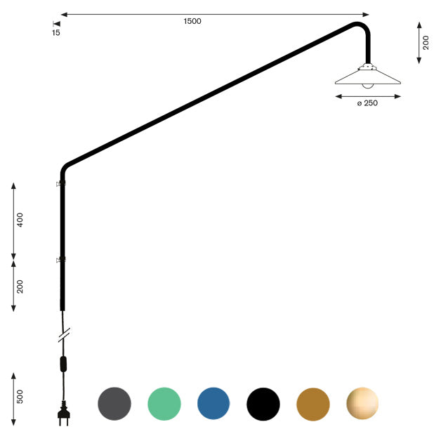 Valerie Objects Muller Van Severen Hanglamp n°1 afmetingen en kleuren