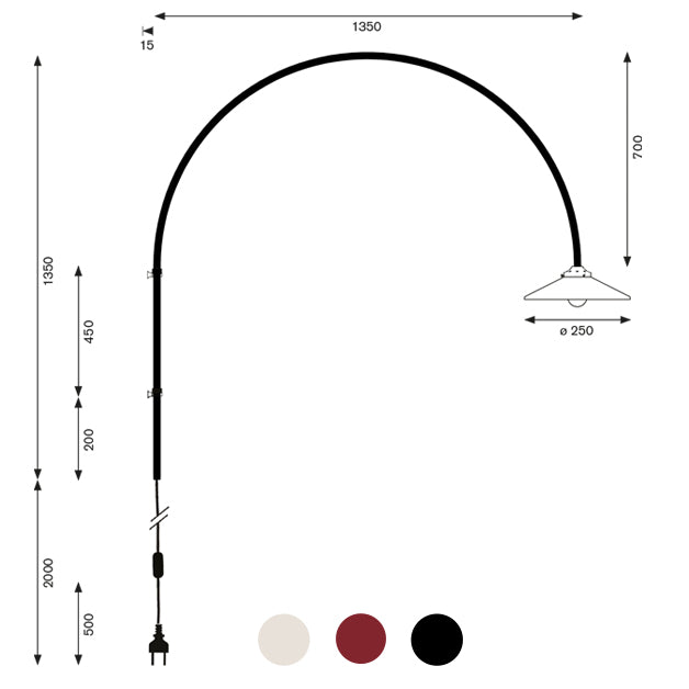 Valerie Objects Muller Van Severen Hanglamp n°3 afmetingen en kleuren