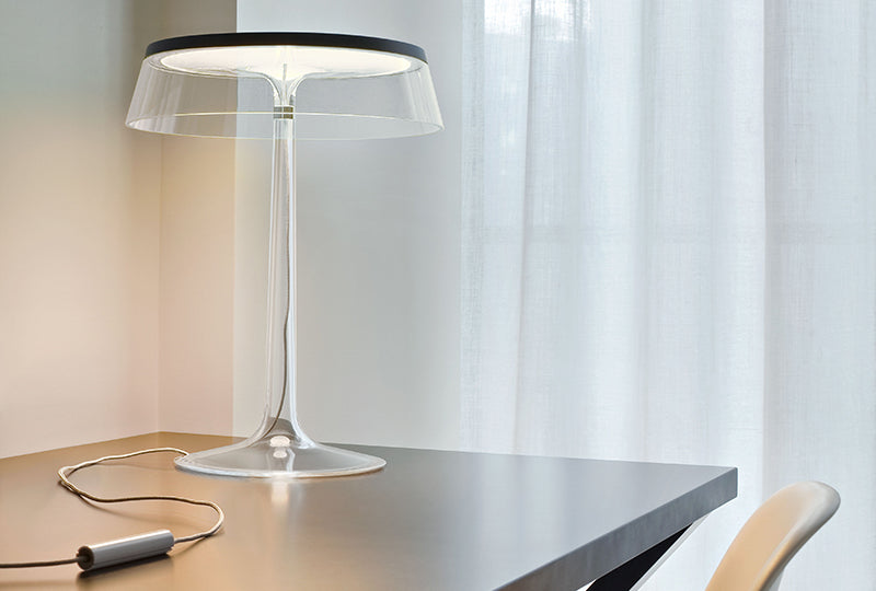 Lampe de table Flos Bon jour source lumineuse avec technologie Edge Lighting