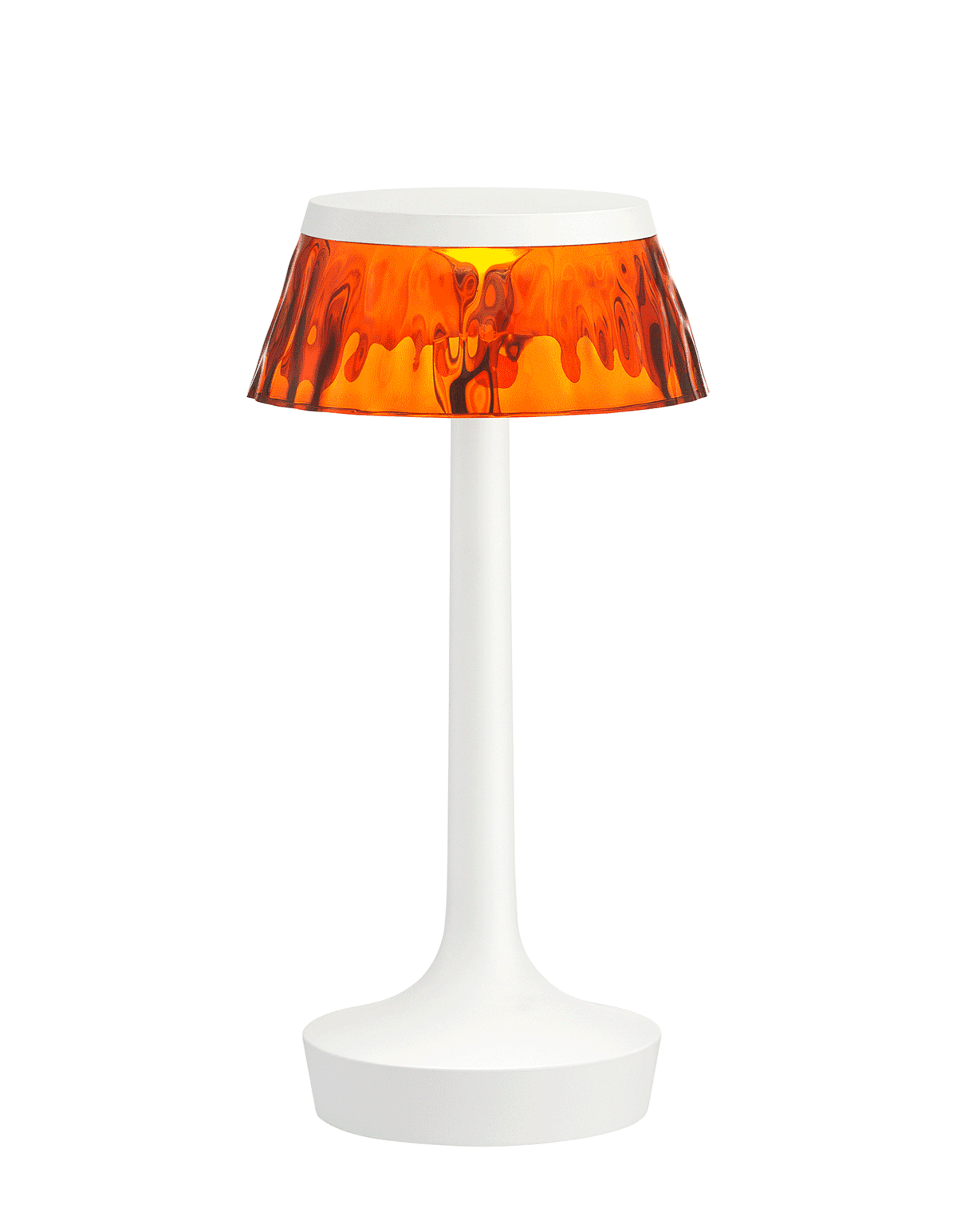 Lampe de table sans fil Flos Bon Jour Unplugged, agrémentée de couleurs et d'abat-jour