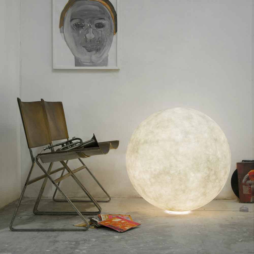 Lampe de table sphérique moderne In-es.artdesign Floor Moon nébulite