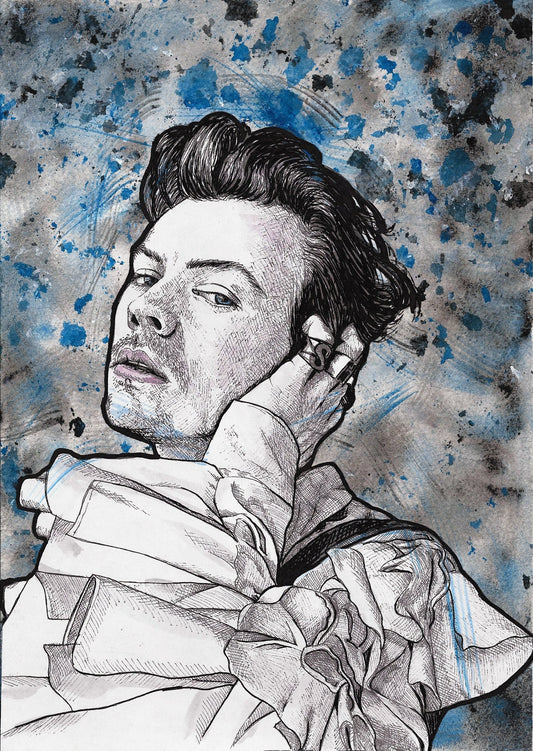 HARRY STYLES Art Print Photo 11" x 14" Vintage ONE DIRECTION  Poster POP Music