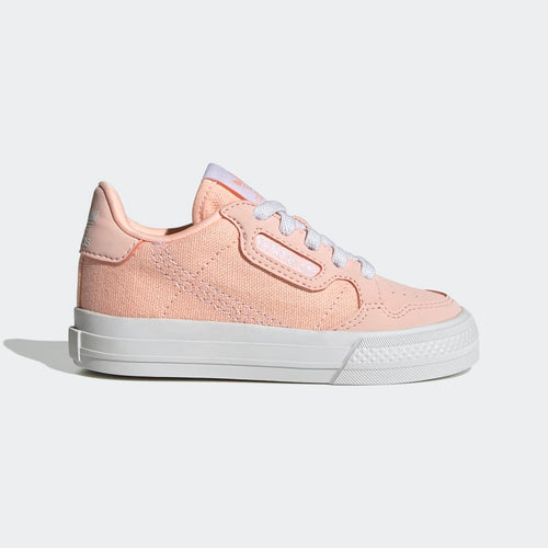 Adidas Continental Vulc EL I - Clear Orange / Ftwr White