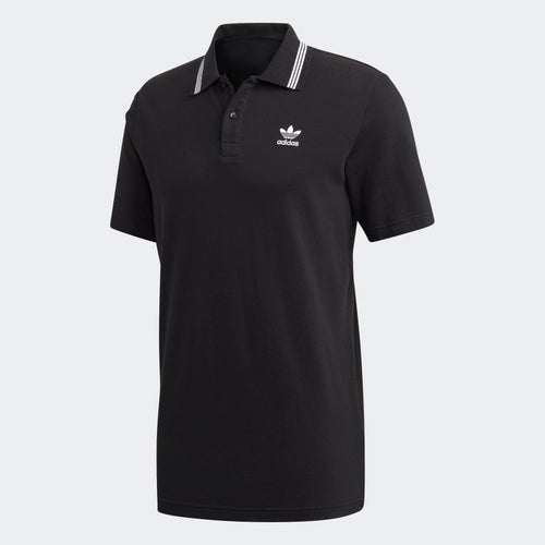 Adidas Pique Poloshirt - Black / White